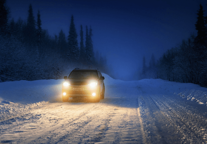 مقابله با لغزیدن خودرو هنگام رانندگی در برف